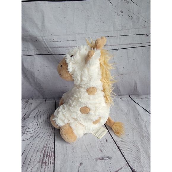 First Impressions Plush Giraffe Stuffed Animal Cream Brown Spots Plush Soft Toy - Picture 3 of 8